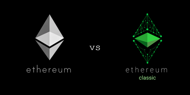 Hasil gambar untuk ethereum vs ethereum classic